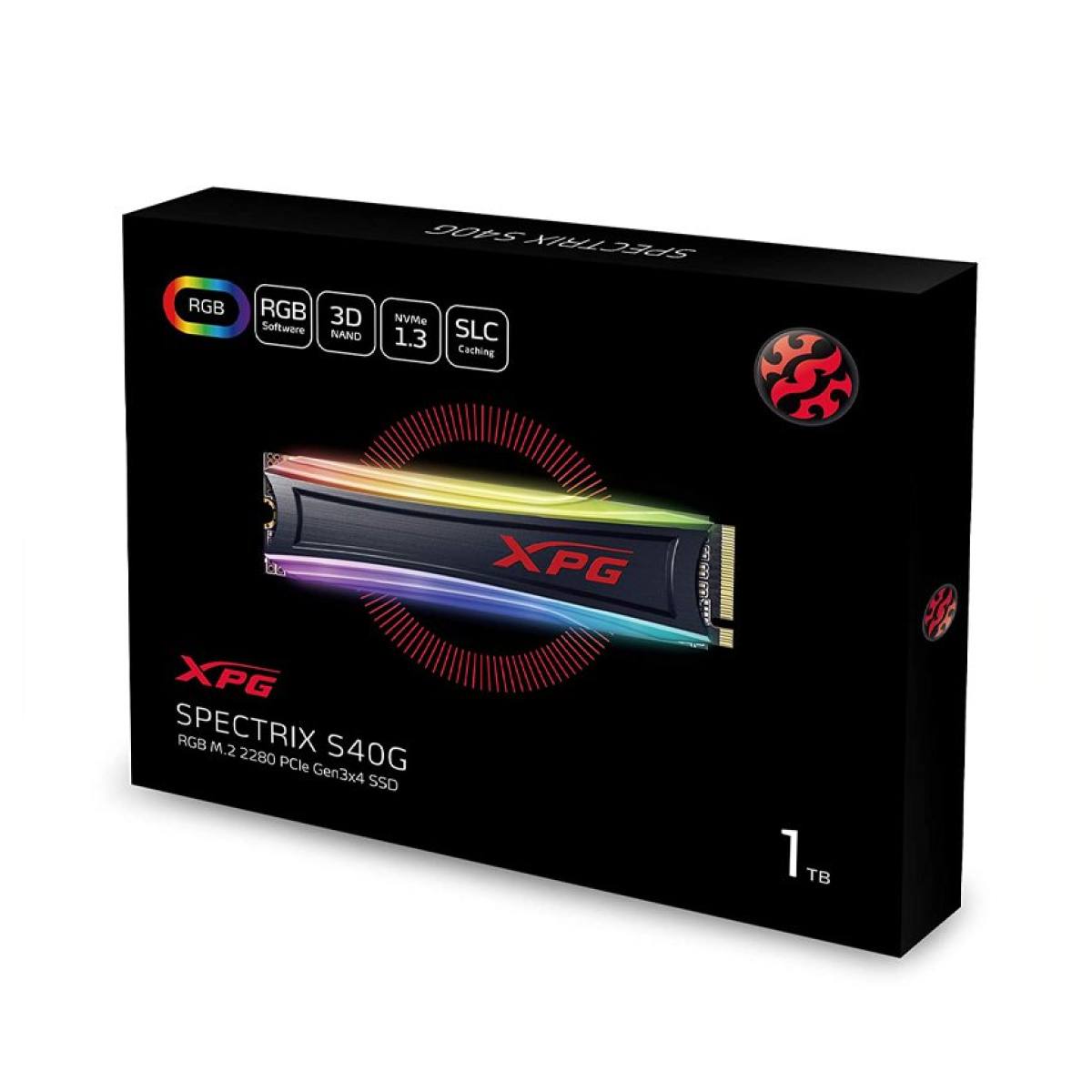 SSD ADATA XPG S40G 1TB M2 PCIe RGB